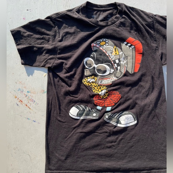 Men's Disney x Neff Black Marvin Martian T-Shirt M Looney Tunes Anime Streetwear - Picture 4 of 12